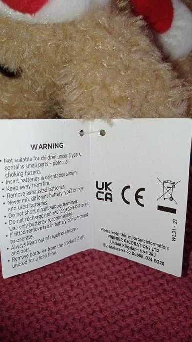 Собачка в новогодней шапочке механика