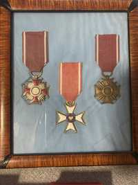 Medale PRL - komplet 3 szt