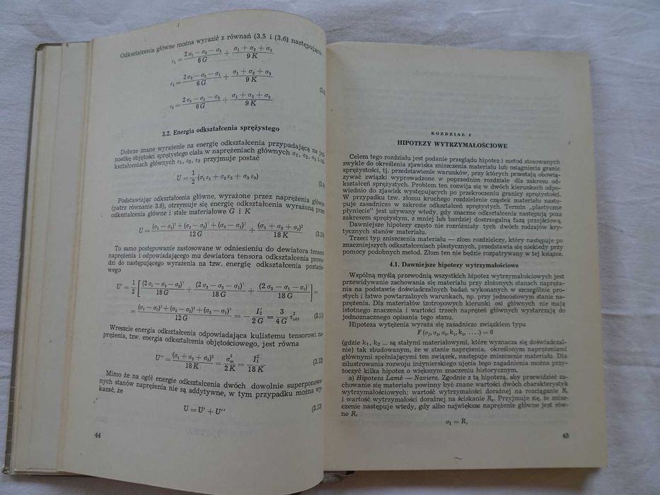 Książka O. Hoffman G. Sachs Wprowadzenie do teorii plastyczności tech