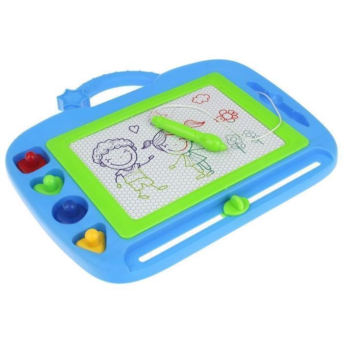 Znikopis Tablica Magnetyczna Kolorowa do Pisania Malowania Stempelki