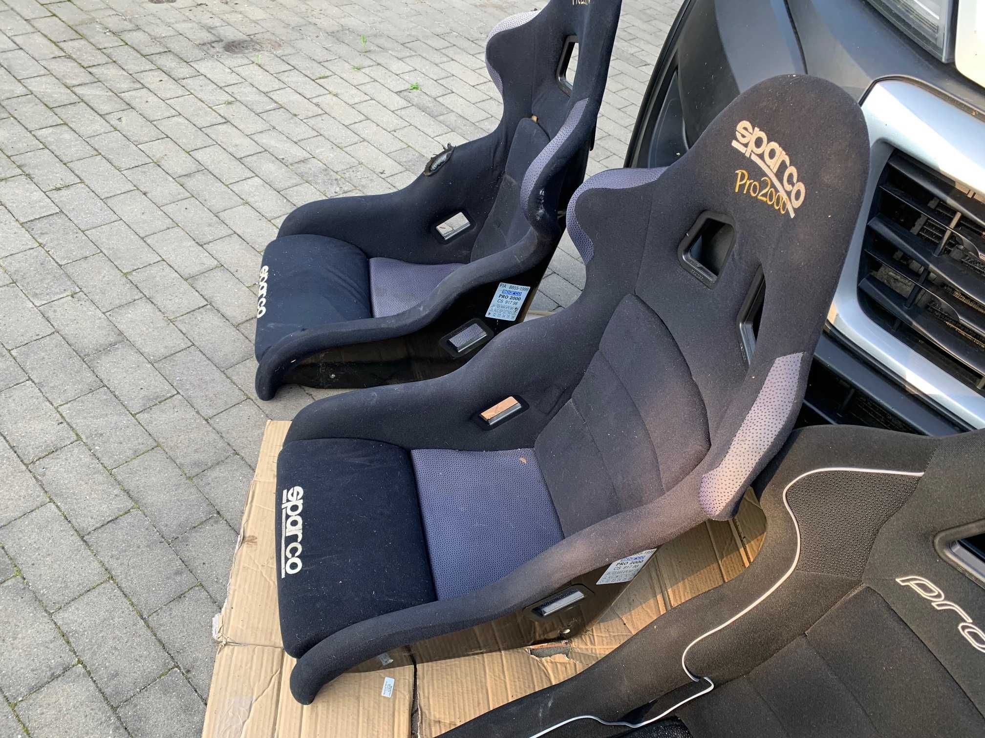2X fotel kubełkowy SPARCO PRO2000 time atac kjs drift rajdy recaro omp