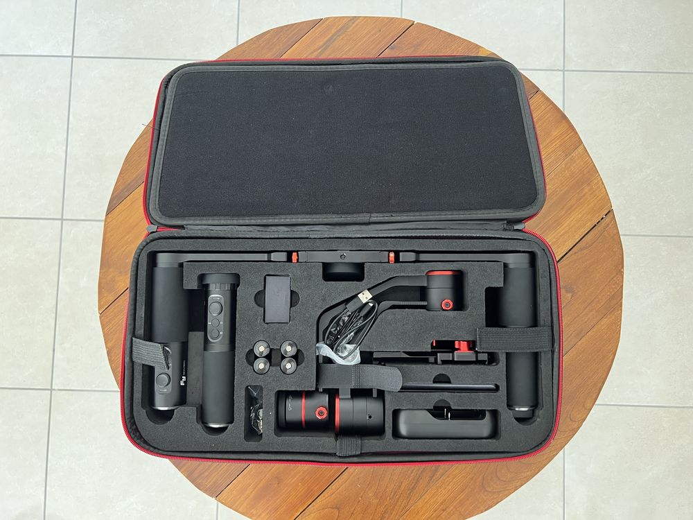 Estabilizador FeiyuTech A2000 + Barra Dupla