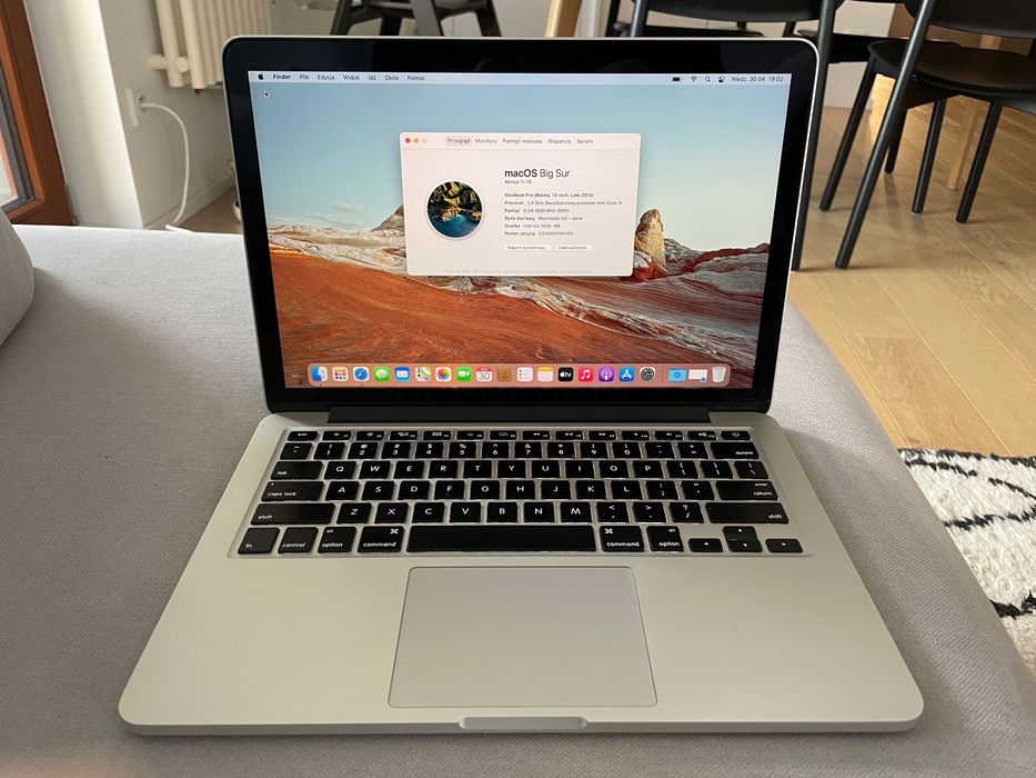 MacBook Pro Retina 13” i5 2.4 GHz, 8/256GB - late 2013