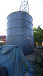 Silos zbożowy BIN 60 ton + kosz zasypowy z dmuchawą