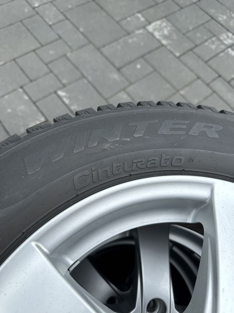 зимова гума Pirelli Cinturato 195/65 R15 + диски Dezent 5x112