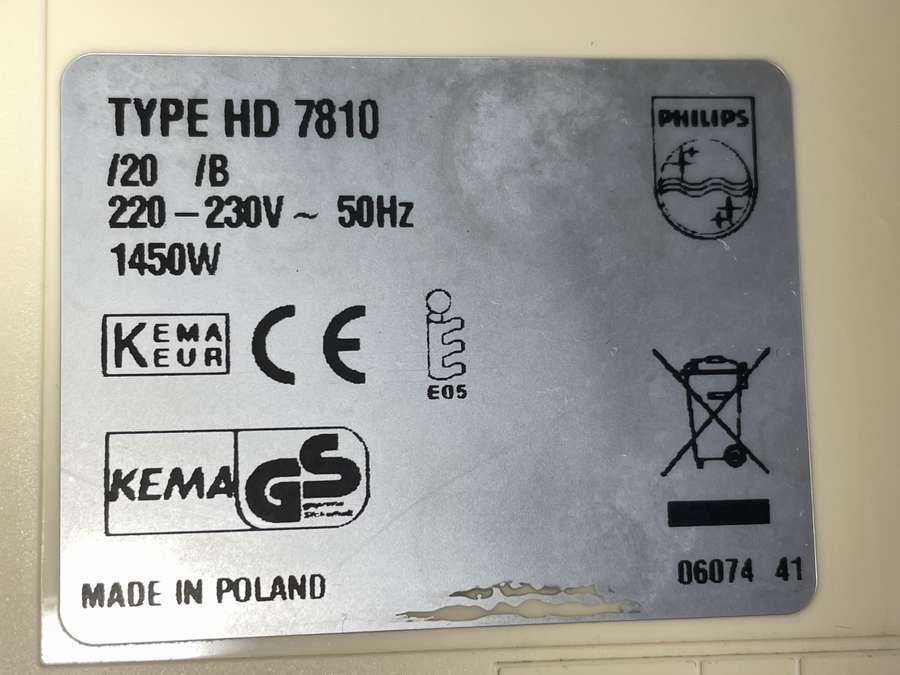 Кофеварка Philips Senseo HD 7810, GERMANY, 1450 W. состояние ОТЛИЧНОЕ!