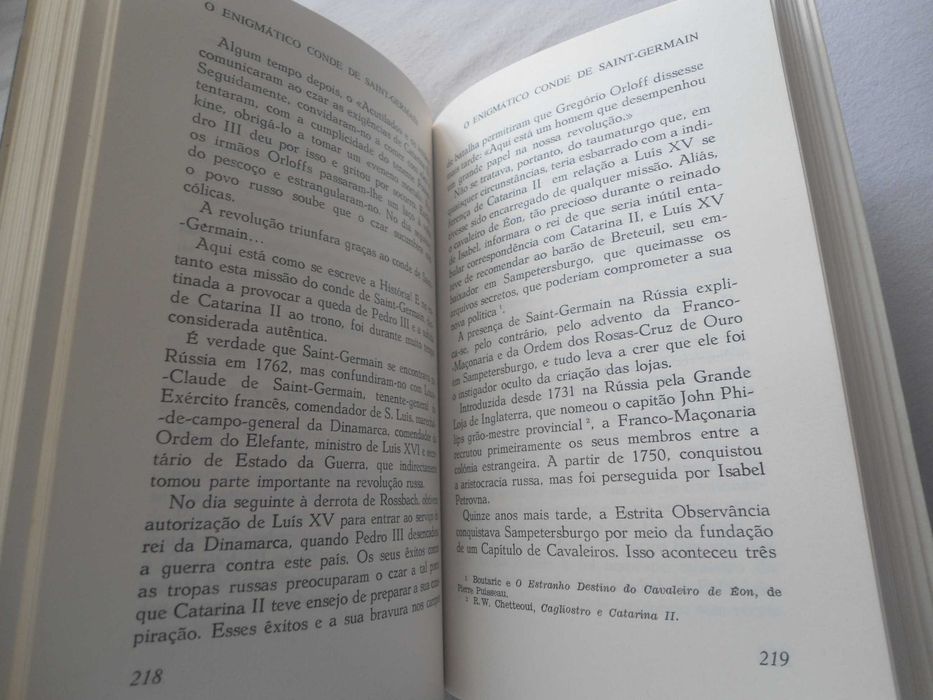 O Enigmático Conde de S. Germain de Pierre Ceria e Francois Ethuin