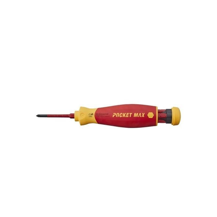 Wkrętak Z Magazynkiem Bitów Pocketmax Electric, 4 Bity Wiha