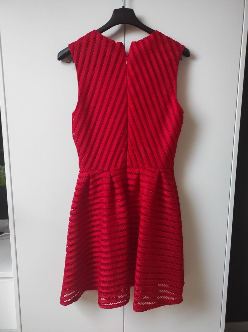 Czerwona sukienka H&M 38