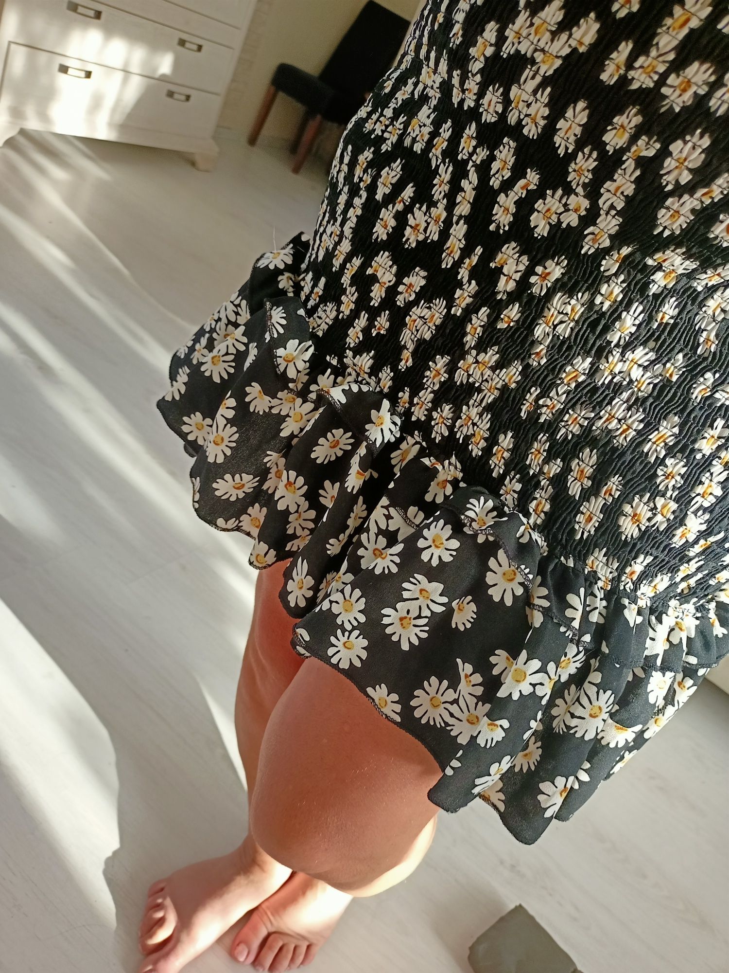 sukienka    boohoo - piękne margaretki elegancka