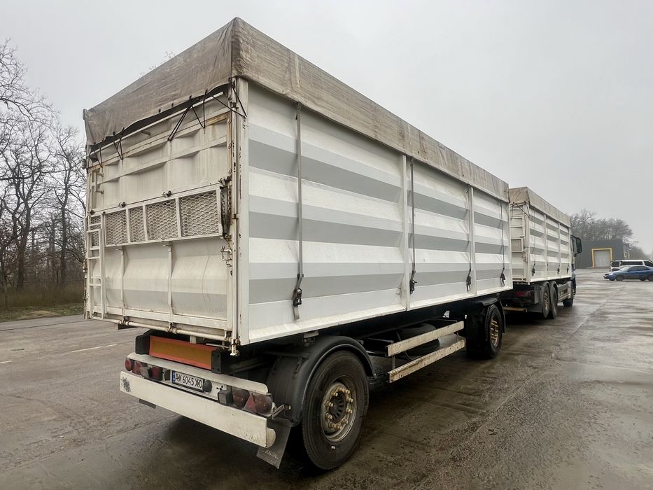 Man tgx с прицепом krone