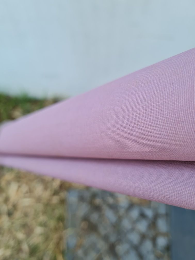 1 cortina japonesa rosa e 1 estore de bambu novos