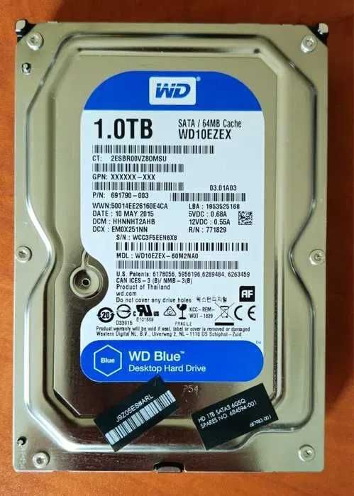 Dysk WD Blue 1 TB (1000 GB) SATA3 7200 obr. +Wysyłka