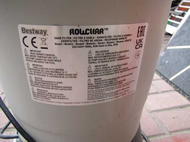 Pompa piaskowa do basenu filtrująca 3028 L/H BESTWAY 58515