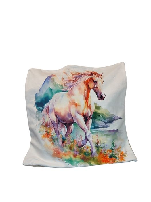 Poszewka na jasiek, poduszkę, koń, konik, krajobraz, góry, handmade