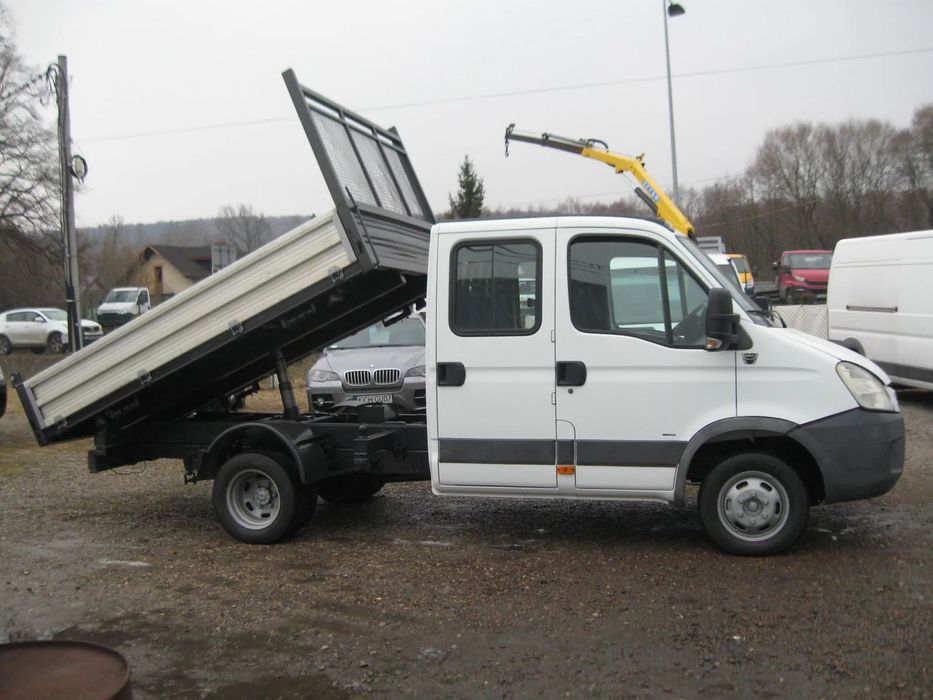 Iveco DAILY 35C15. DOKA 7- OSÓB + WYWROTKA--KIPER NA 3- STRONY  ORYGINAŁ Z PRZYSTAWKI WYWROT--Kiper Włoska Zabudowa 3.10-m.