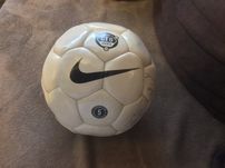Piłka Nike z autografami Partyka, Korzeniowski, Pyrek, Chmara, Ziółko