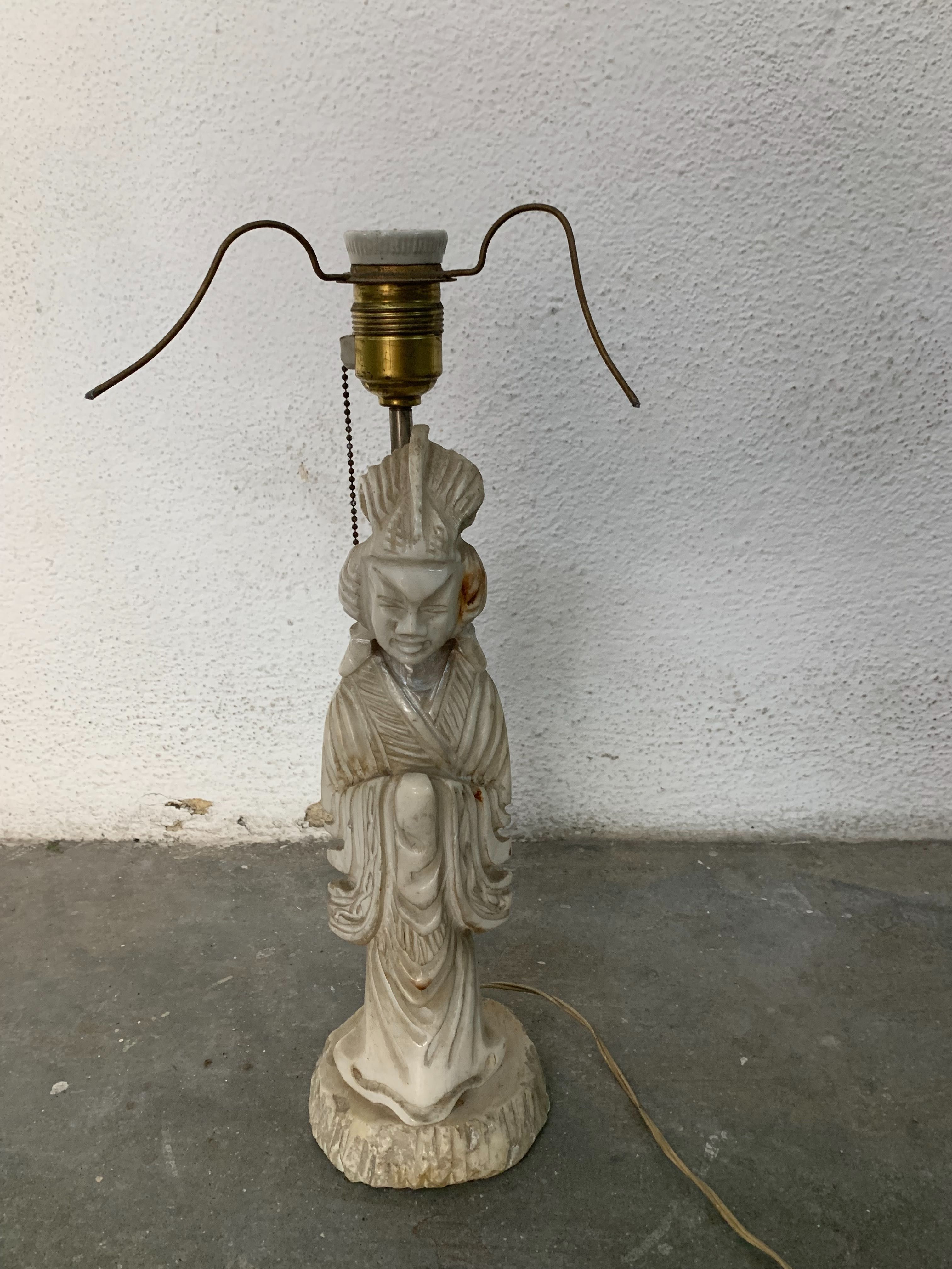 Estatueta - Candeeiro Motivo Indiano