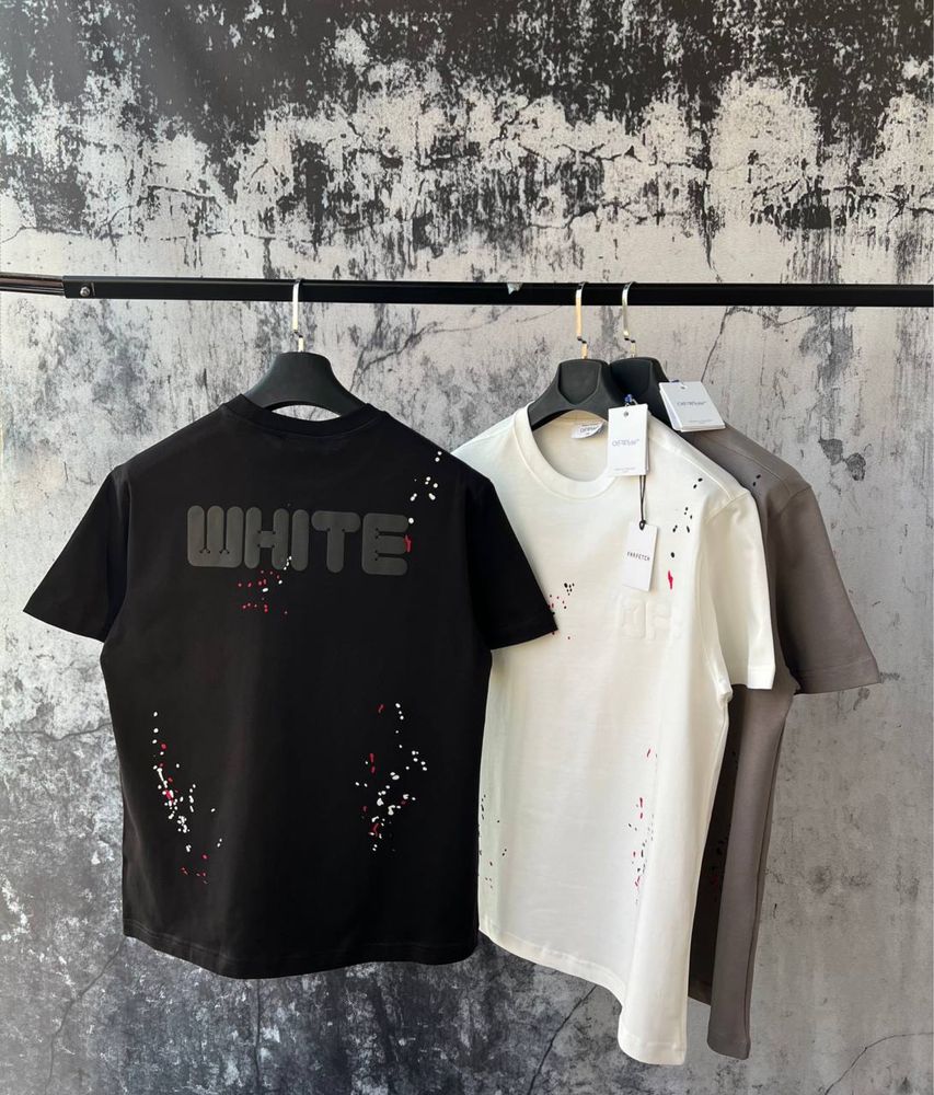 Off-white x kaws мужская футболка оверсайз оригинал унисекс