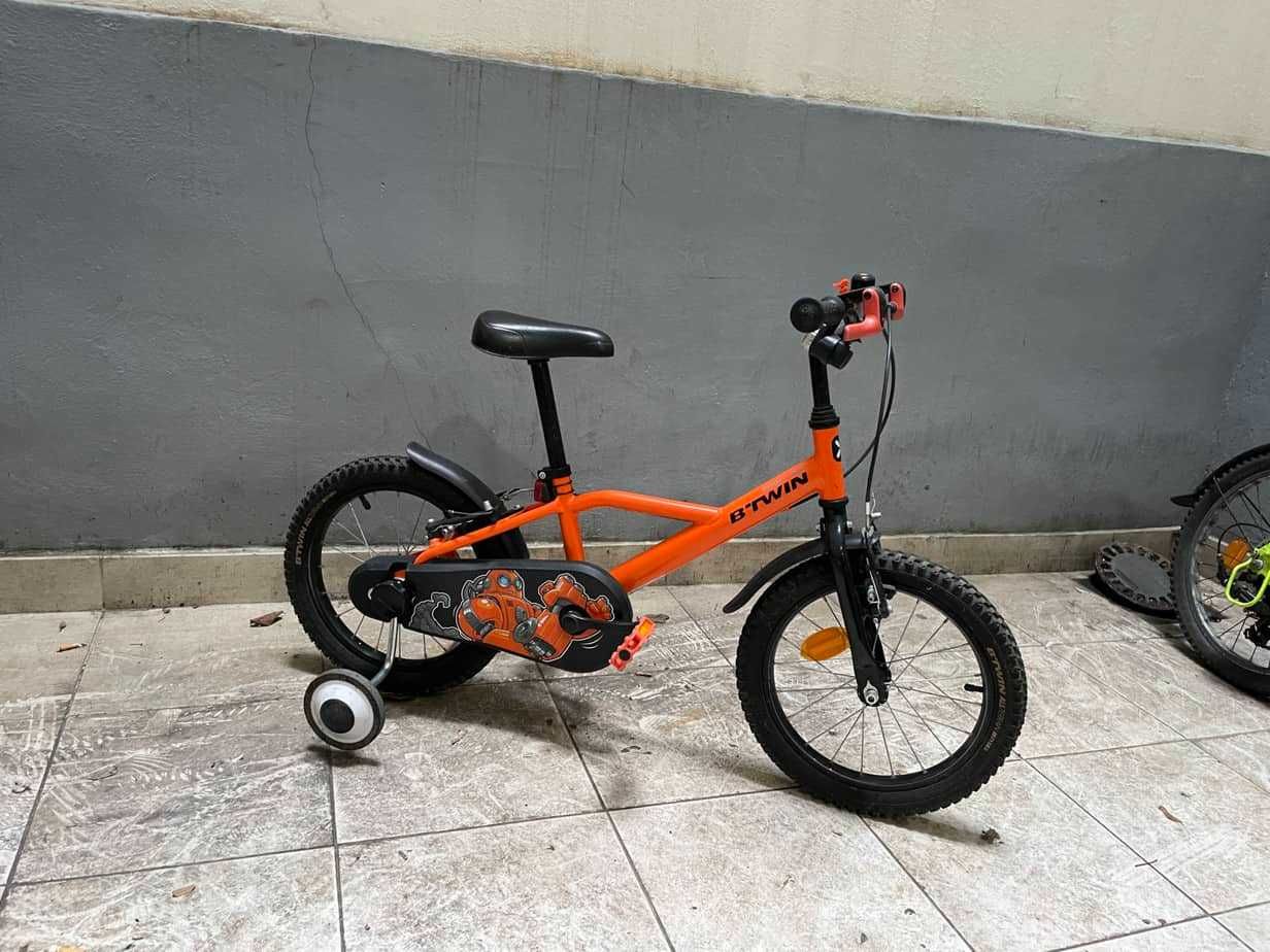 Vendo bicicleta de criança 4-6 anos 500-robo-16-polegadas Decathlon