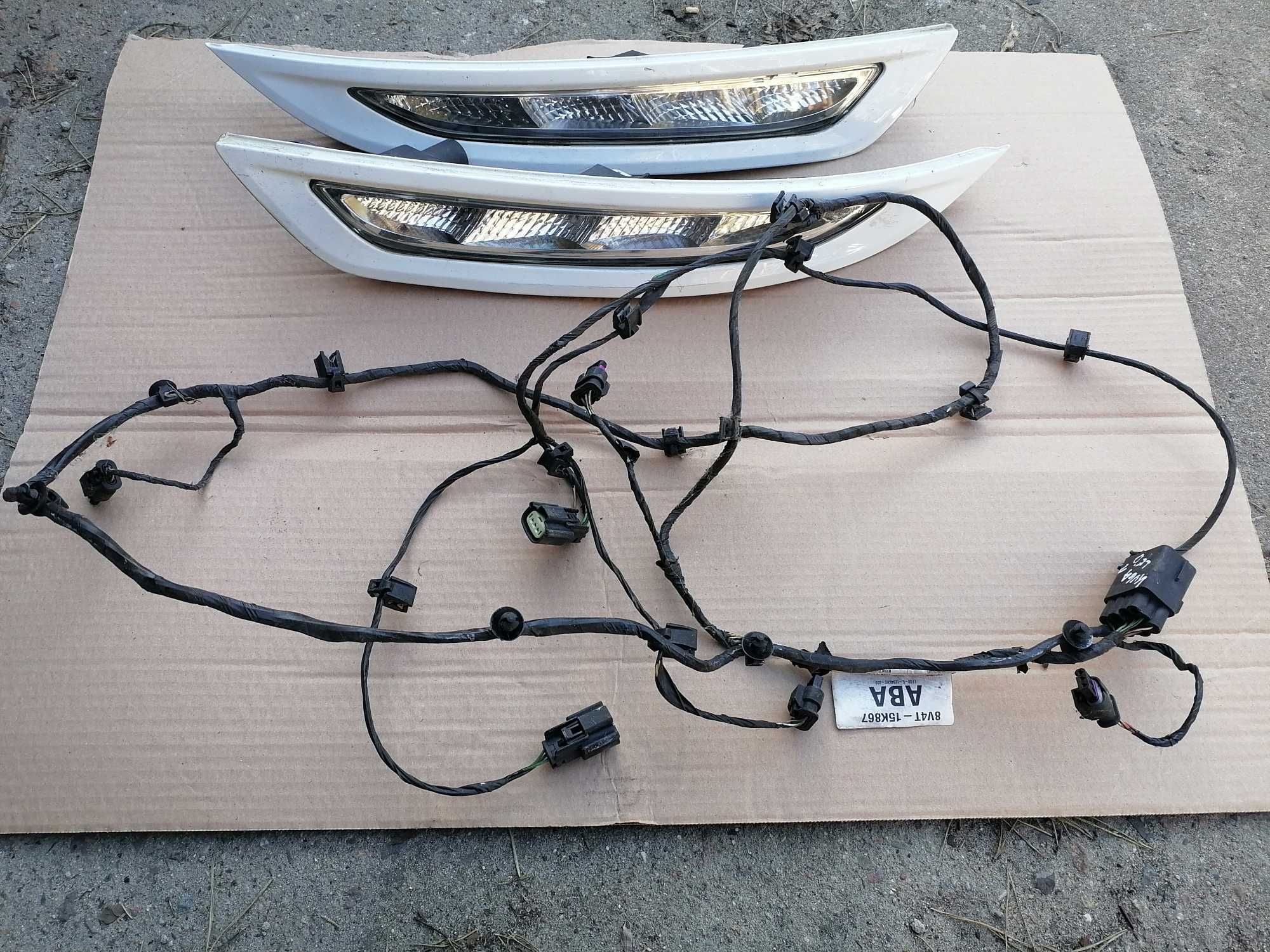 lampy światła dziennego ledy DRL zestaw komplet FORD KUGA MK1 58