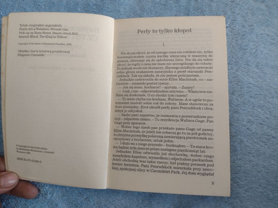 Raymond Chandler Czysta robota opowiadania
