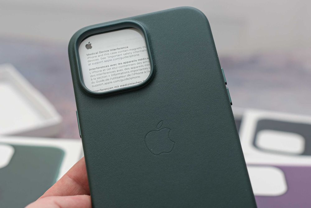 Официальный чехол кожаный Leather Case iphone 11-14 pro max Magsafe