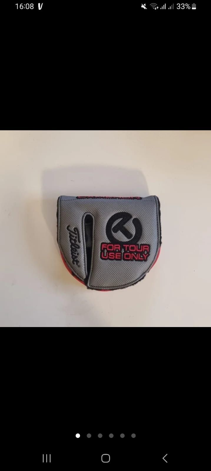 Head cover Scotty Cameron Circle T mallet golfe