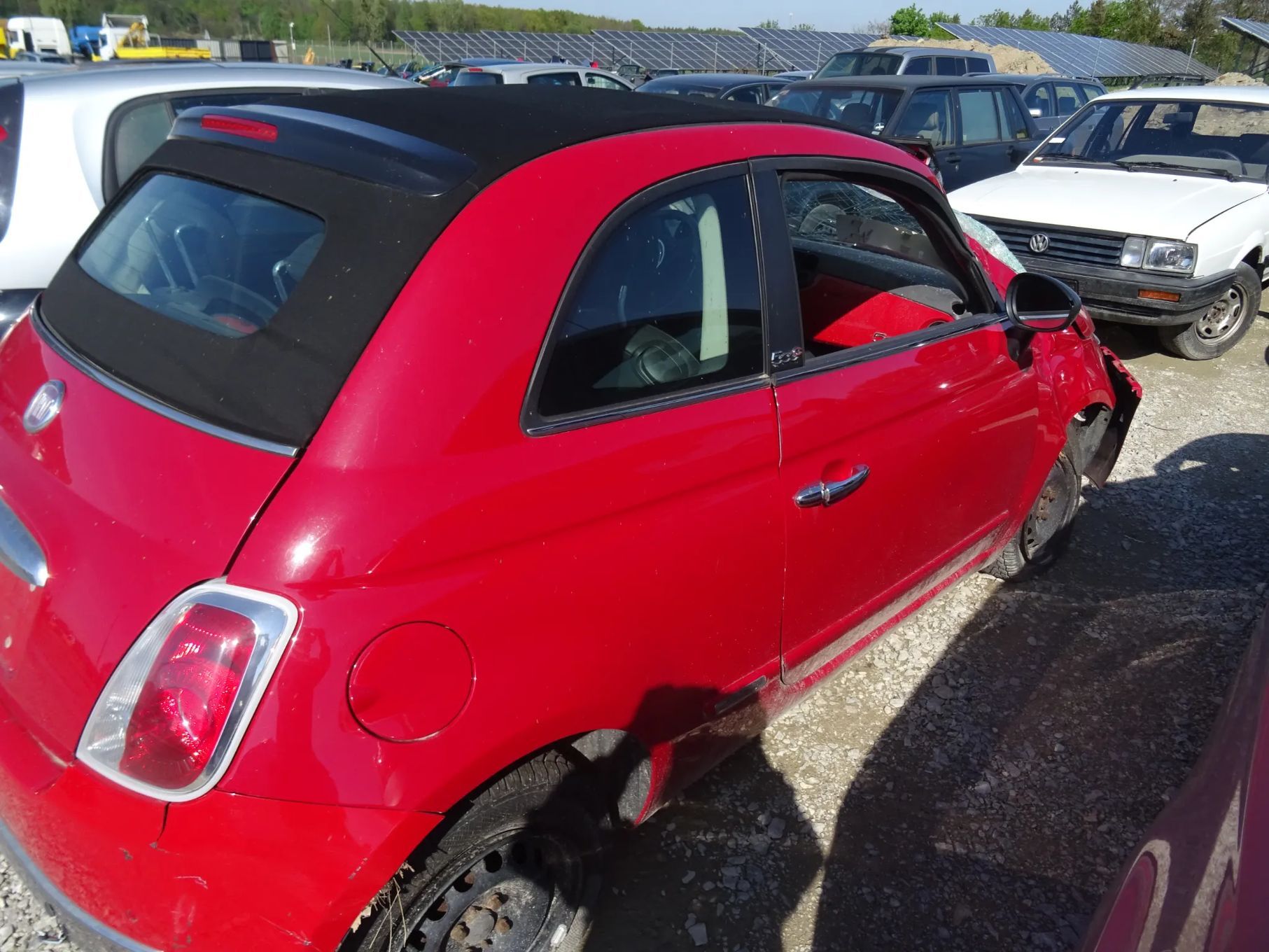 Fiat 500 2009 na części klapa maska drzwi zderzak