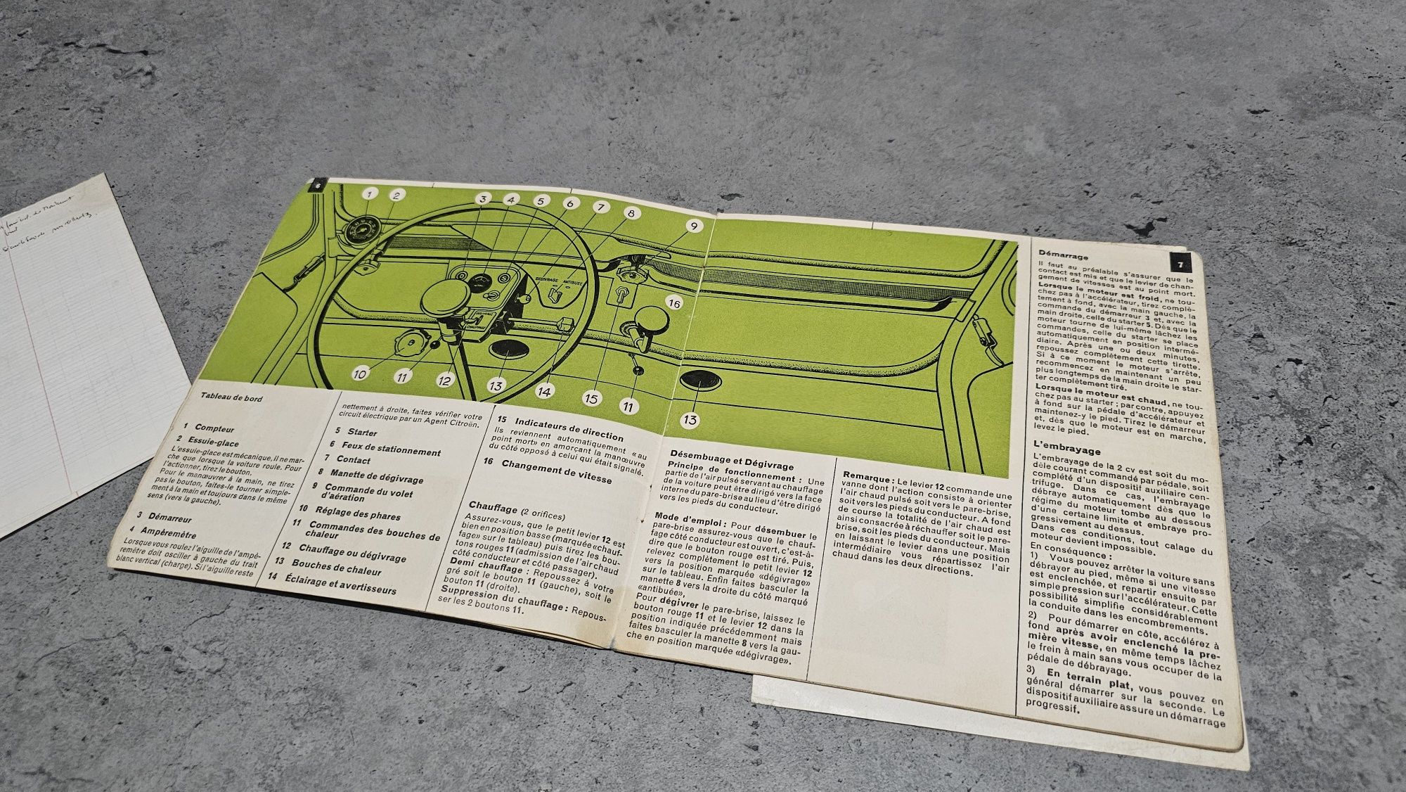 Instrukcja obsługi Citroen 2CV,1961