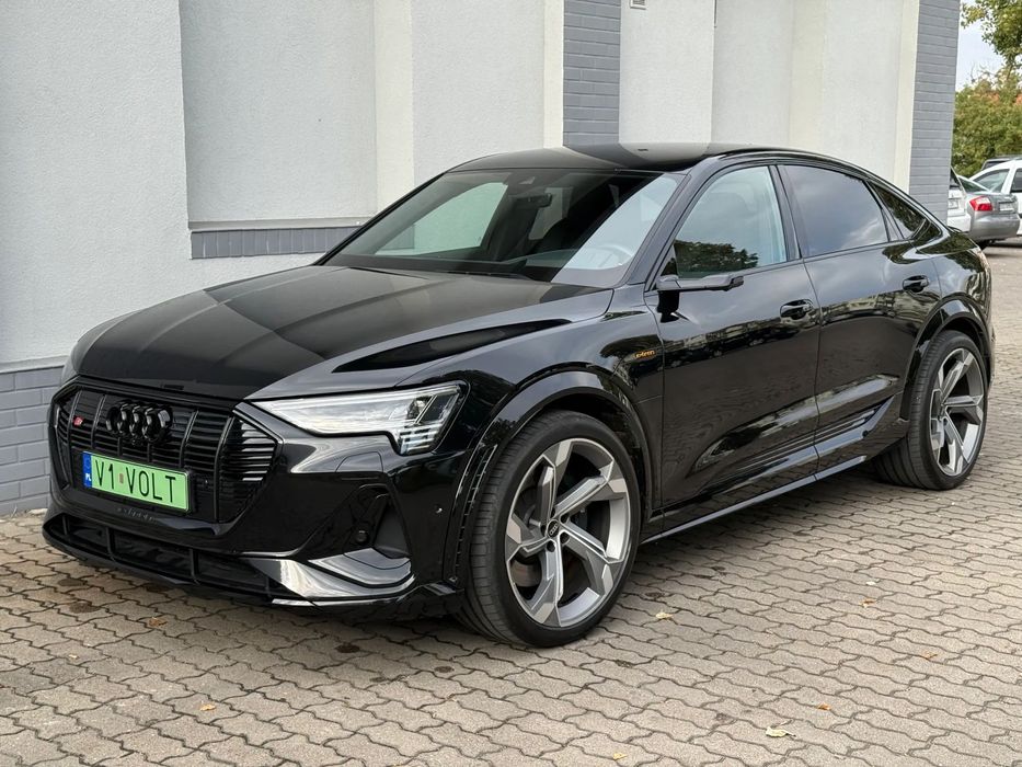 Audi e-tron E-TRON S 503PS Sline Pneumatyka Fotele S BANG 22" Noktowizor 360* FV23