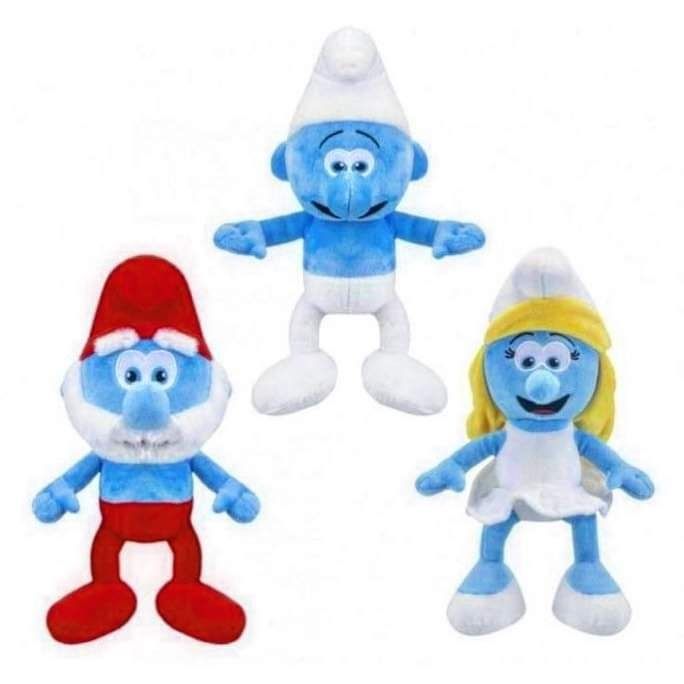 Smurfs e smurfina 20cm