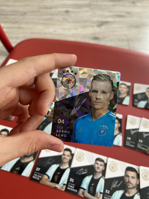 Колекційні картки німецької збірної по футболу, збірна Німеччини