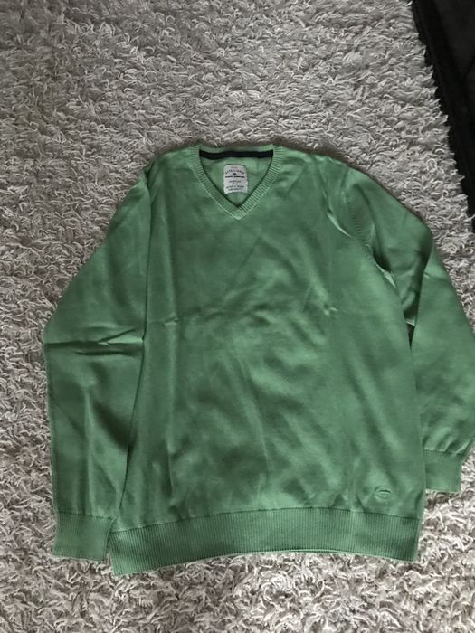 Sweter męski w serek TOM  TAILOR r. XL