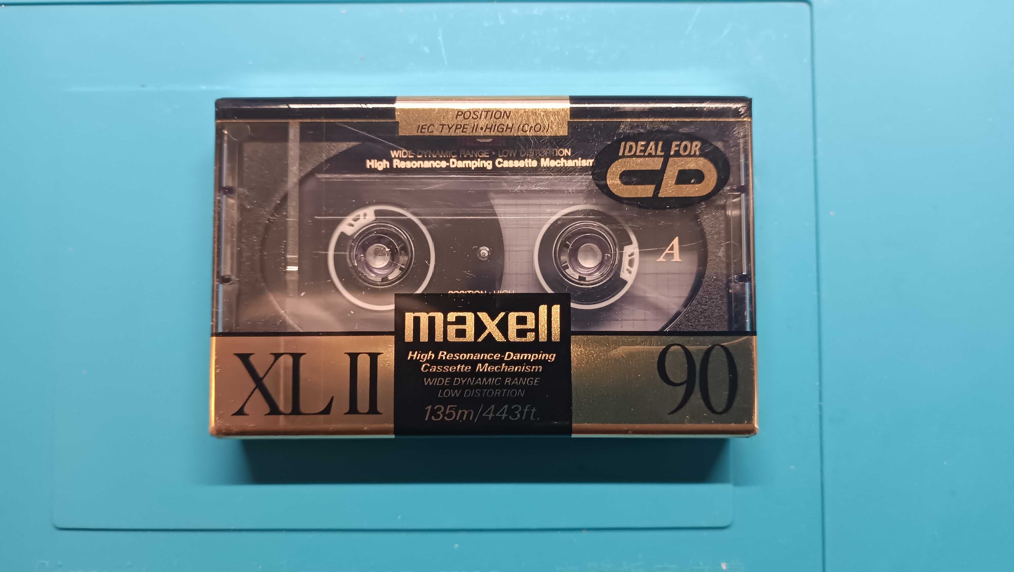 Maxell XLII90 1991 Япония аудиокассета аудио кассета магнитофон касети