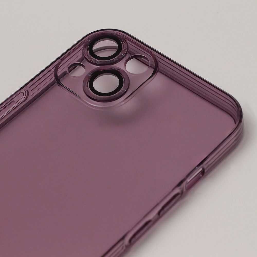Plecki, Etui Slim Color do Samsung Galaxy A15 4G, A15 5G śliwkowe