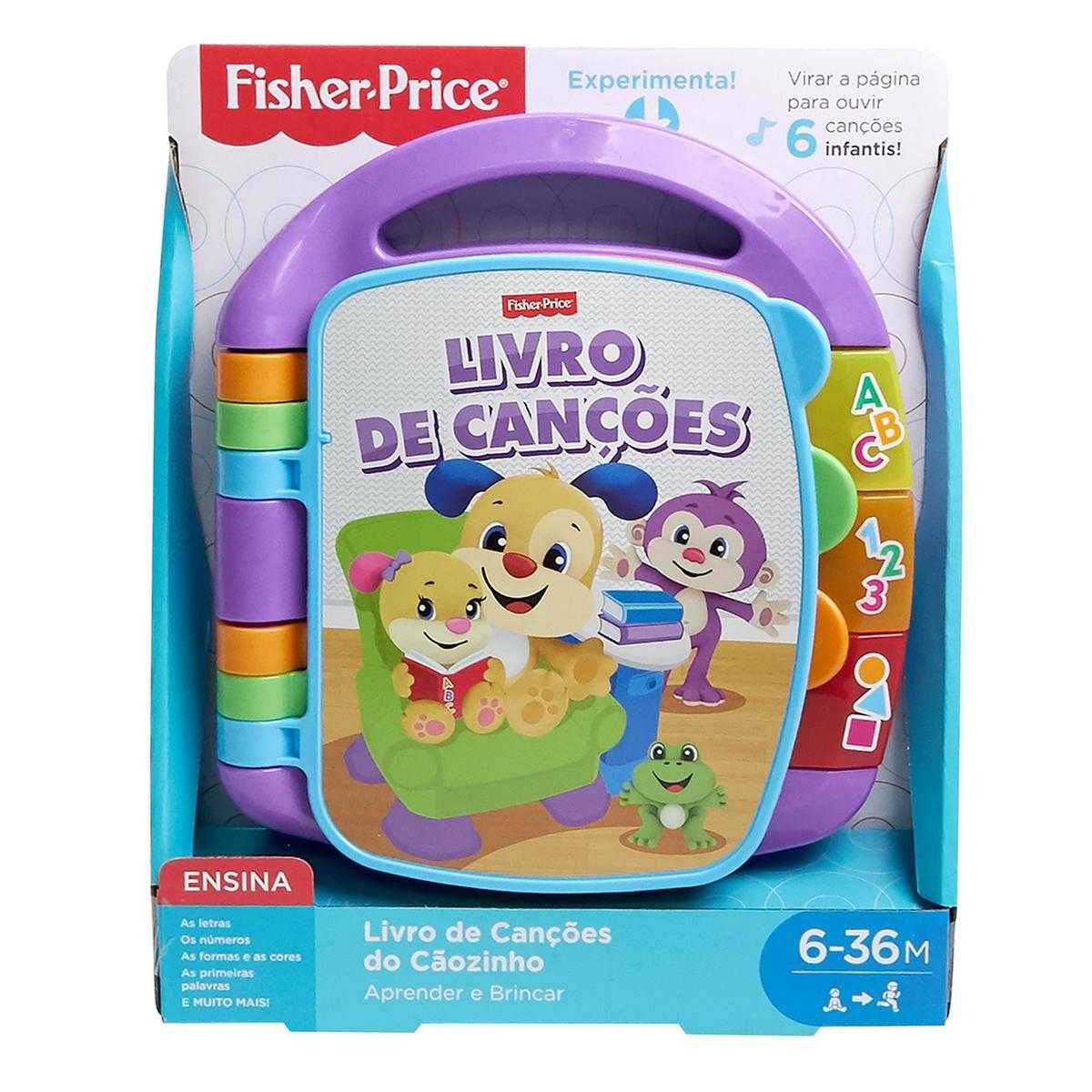 Livro de Canções do Cãozinho Aprender e Brincar Fisher Price (Usado)