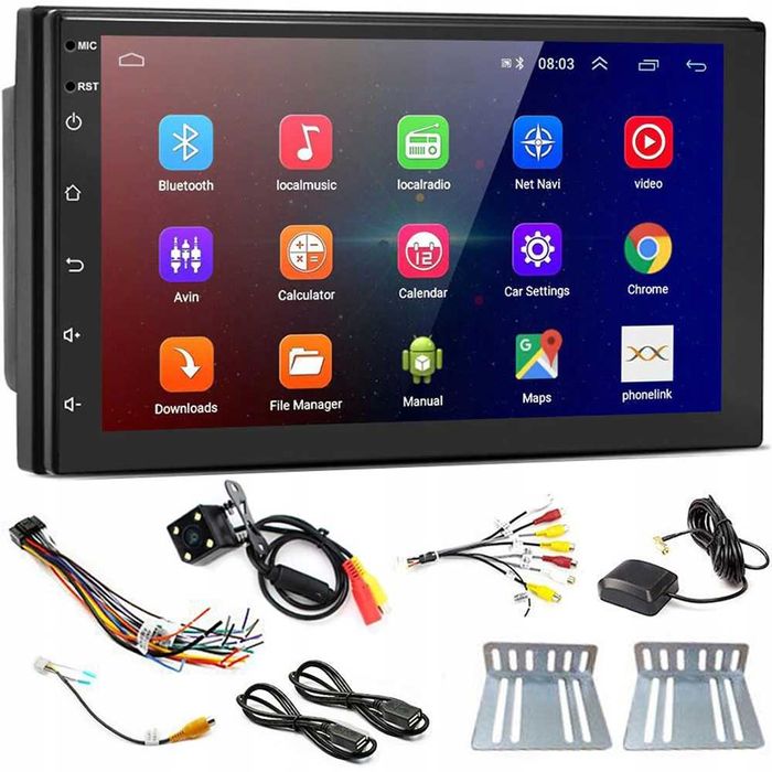 Mulitimedialne RADIO SAMOCHODOWE LCD z ANDROID Nawigacja TIR osobowe