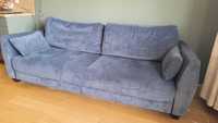 Sofa niebiesko-granatowa