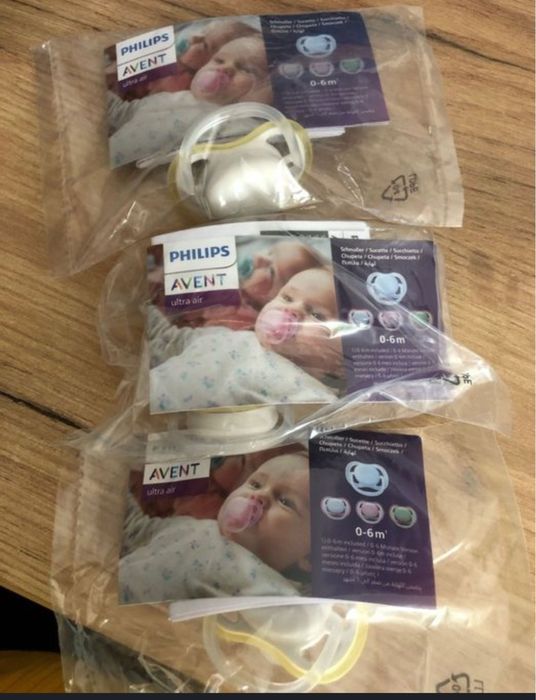 Smoczki avent 3 sztuki