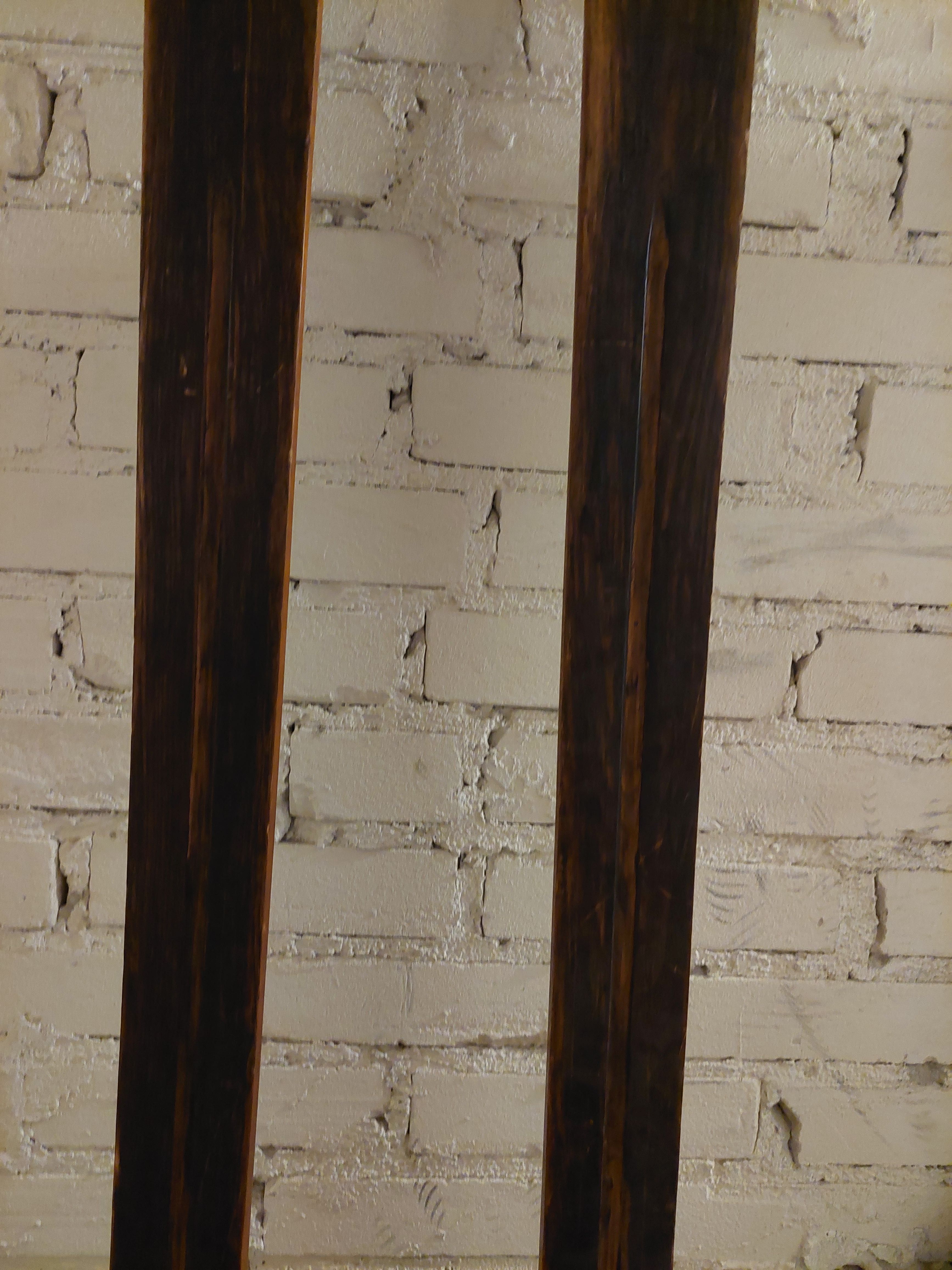 Zabytkowe drewniane narty 210 cm