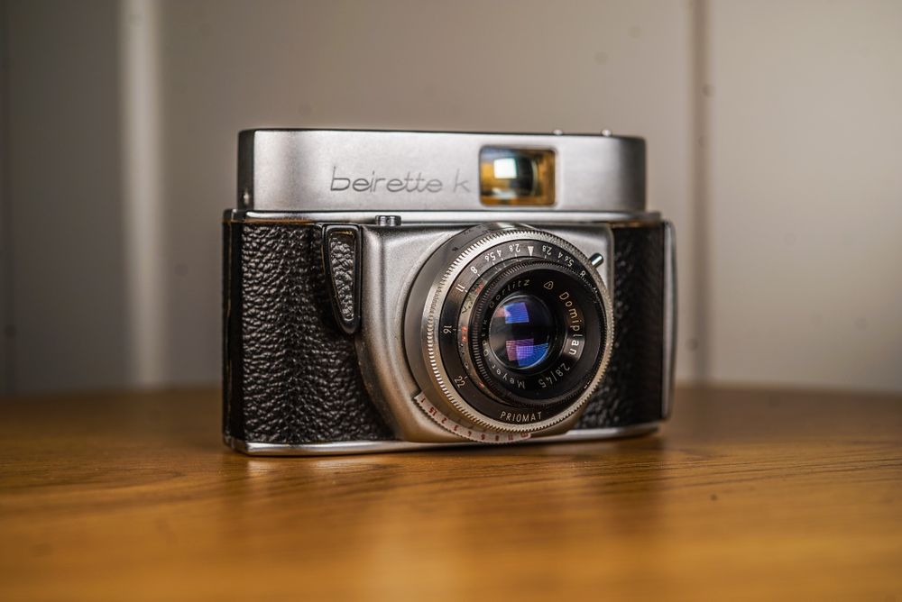 Aparat analogowy beirette k rapid dwie kasetki