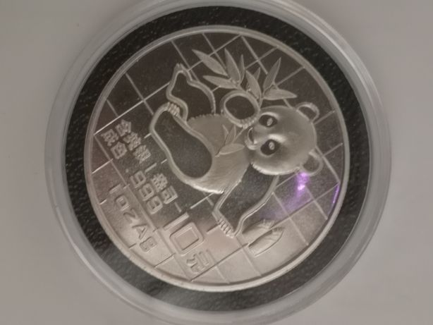 Moneta 10 Yuan Panda Wielka