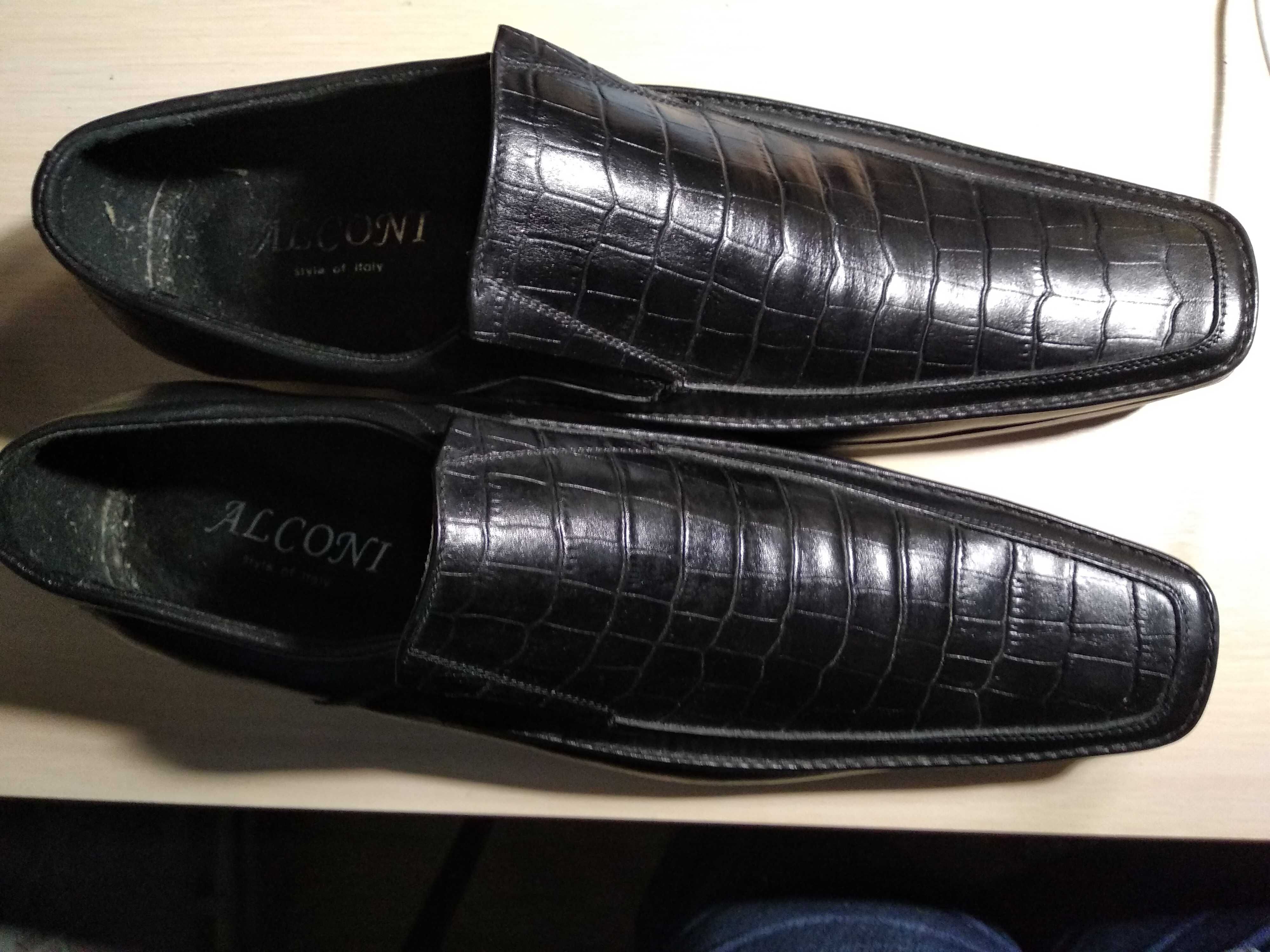Продам туфли мужские кожаные Alconi