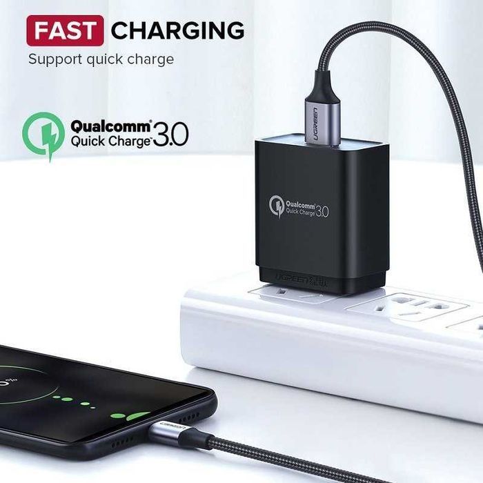 Ugreen kabel przewód USB - micro USB 2m szary