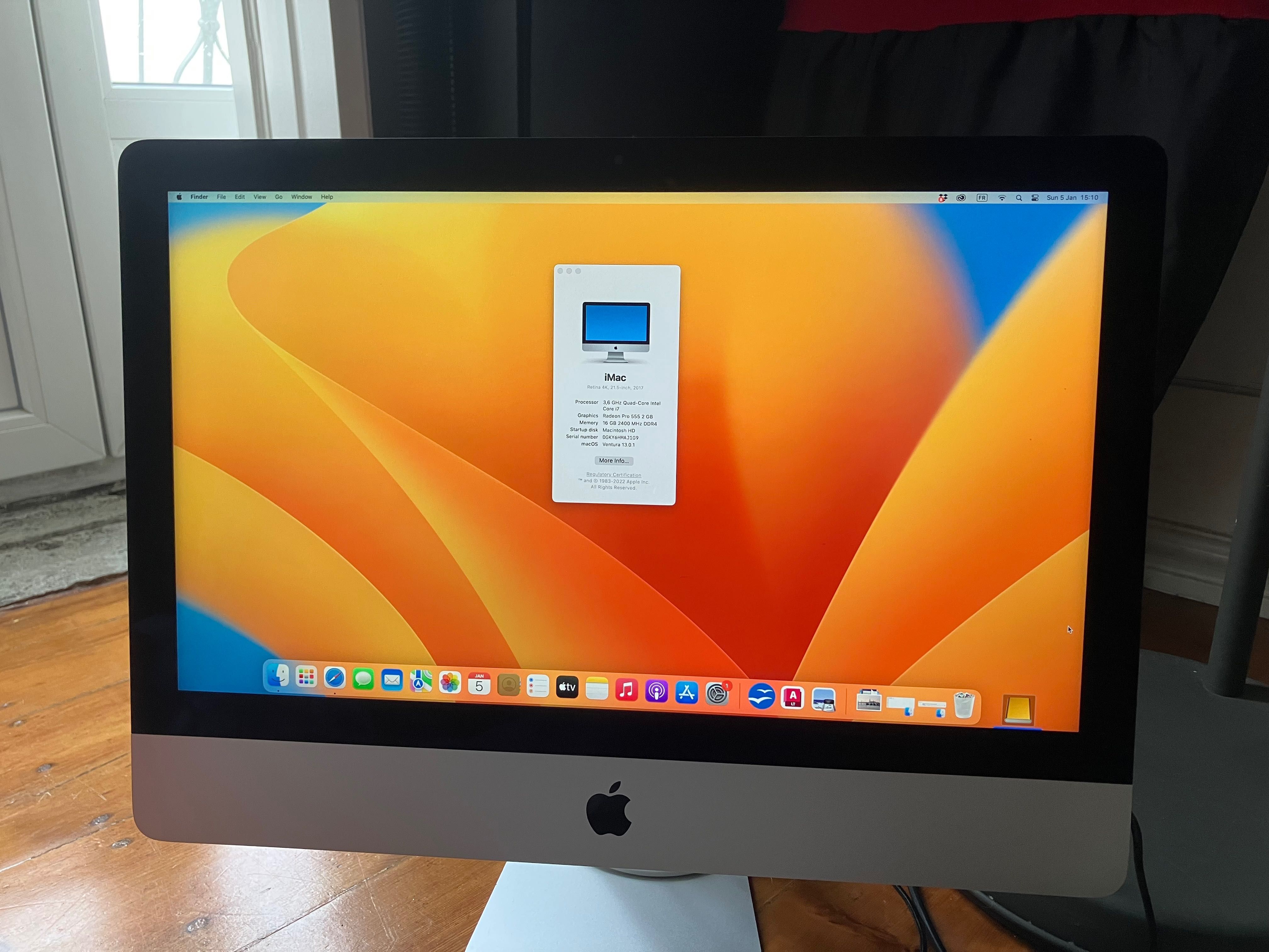 iMac 21,5” 2017 16GB i7