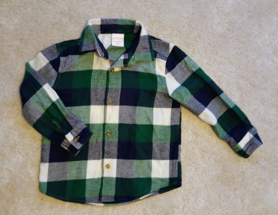 Koszula w kratę Jumping Beans r.98 na wiek 3 lata