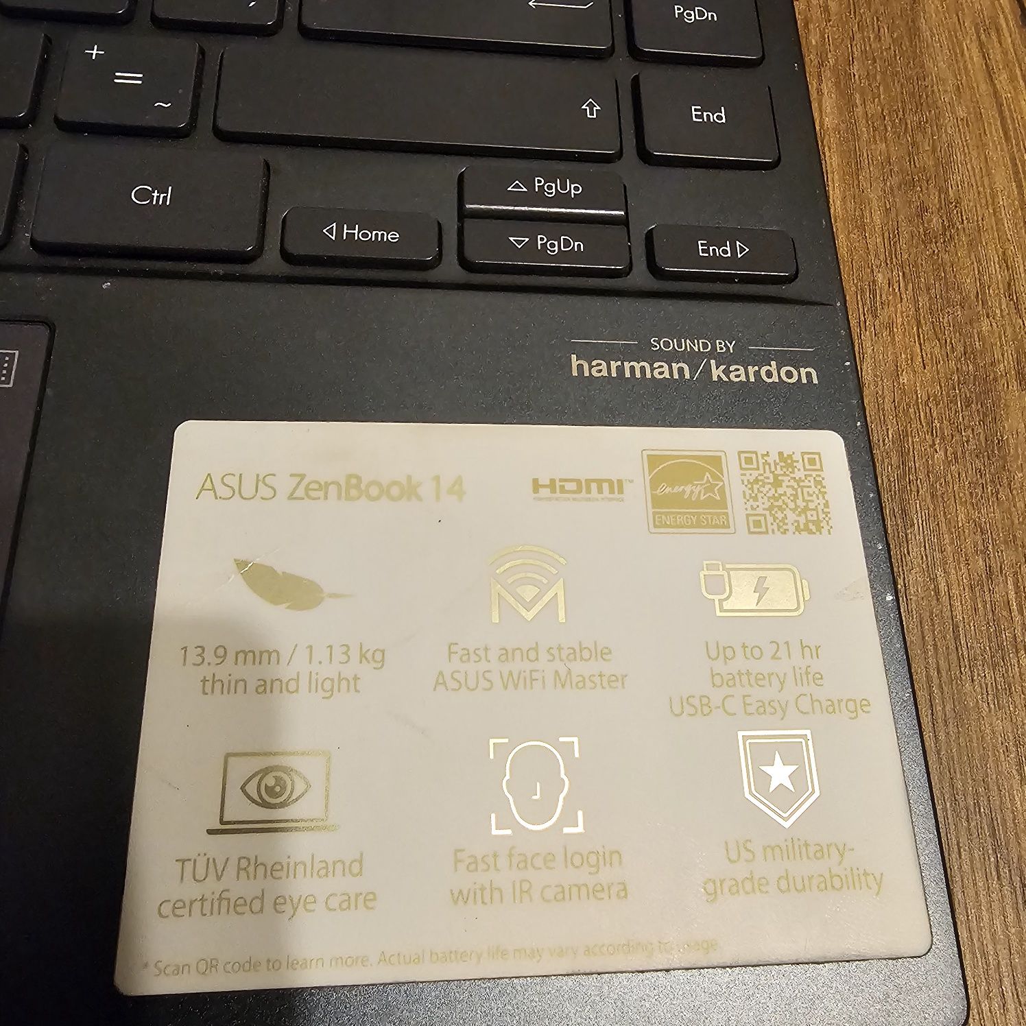 Asus Zenbook 14 i7 11 gen / 16GB Ram