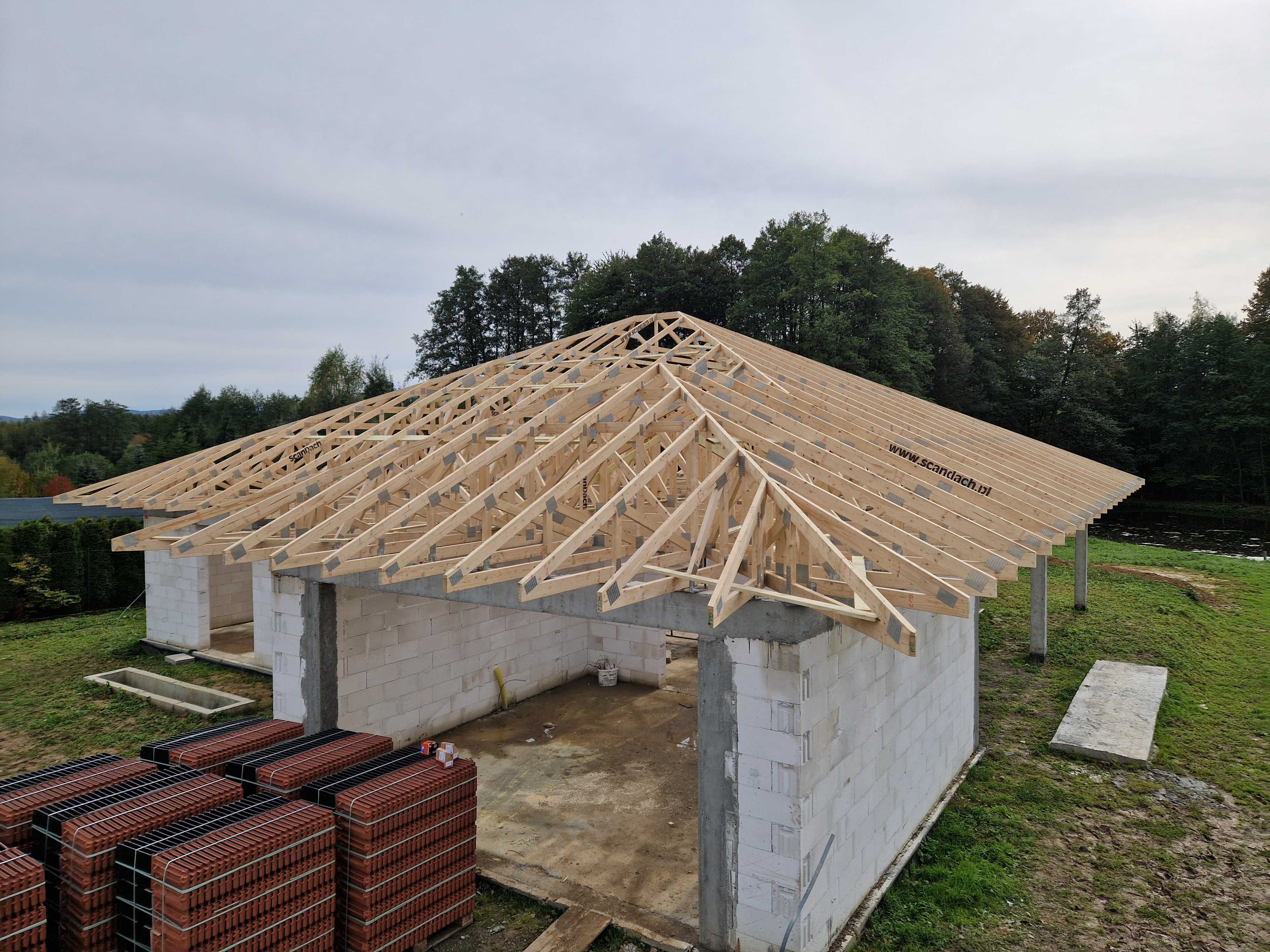 Wiązary kratownice dach prefabrykowany bindry