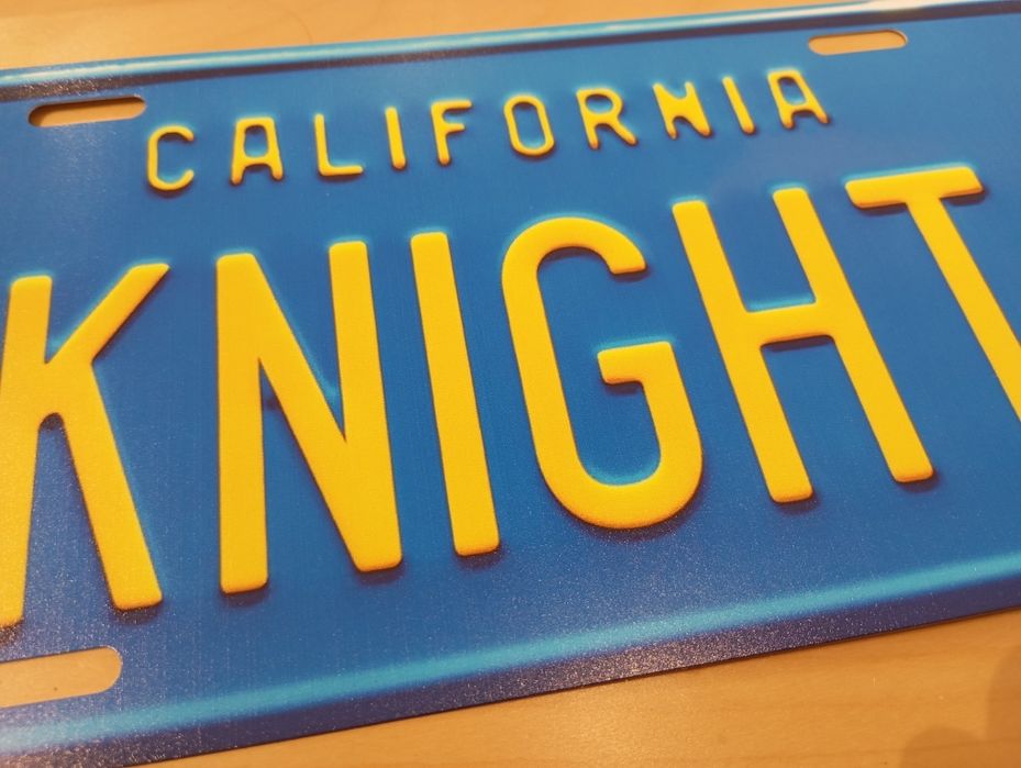 Chapa 2D KITT Knight Rider